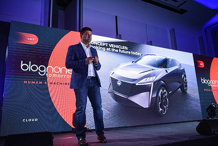 นิสสันเผยวิสัยทัศน์ด้านการขับขี่แห่งโลกอนาคต  ในงาน Blognone Tomorrow 2019 วิสัยทัศน์แห่งอนาคตของนิสสันยกให้มนุษย์และเทคโนโลยีเป็นหัวใจสำคัญของการพัฒนา