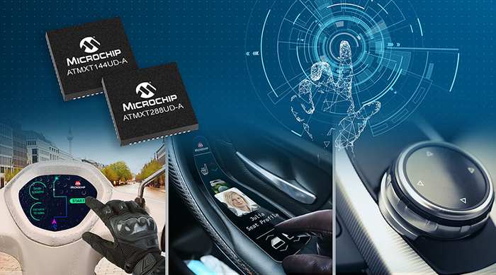 ไมโครชิพ เปิดตัว maXTouch(R) คอนโทรลเลอร์ขนาดเล็กที่สุดสำหรับยานยนต์ เพิ่มประสิทธิภาพควบคุมพื้นผิวอัจฉริยะและหน้าจอมัลติฟังก์ชัน