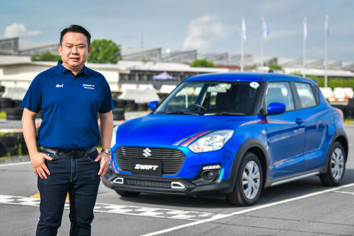 ซูซูกิ’ เชิญสื่อมวลชนร่วมพิสูจน์ ทดสอบสมรรถนะ SUZUKI SWIFT GL MAX EDITION  ผ่านสนามทดสอบแบบ GYMKHANA