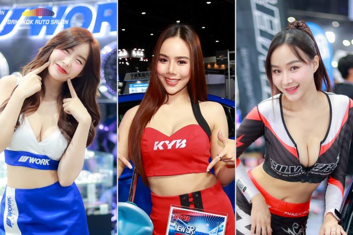 ดีกรีสวยน่ารักเกินต้านพริตตี้ในงาน ‘แบงค็อก ออโต ซาลอน 2023’