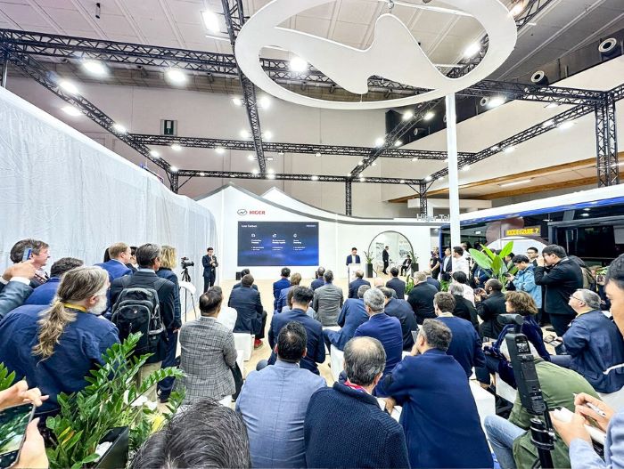 ไห่เก๋อเปิดตัวรถบัสไฟฟ้า 100% สามรุ่น ที่งาน Busworld 2023