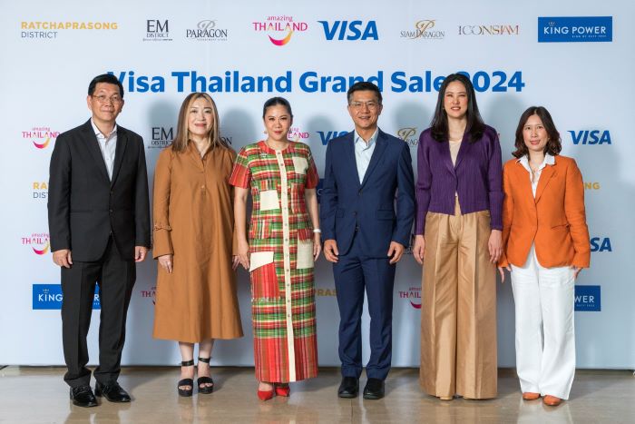 วีซ่า และ ททท. หนุนท่องเที่ยวพร้อมจูงใจขาชอปชาวต่างชาติ เปิดตัวแคมเปญ “วีซ่าไทยแลนด์แกรนด์เซลล์ 2567”