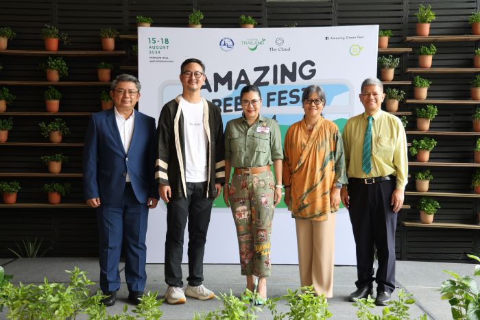 ห้ามพลาด !  งานใหญ่แห่งปี ททท. ร่วมกับ The Cloud จัดงาน Amazing Green Fest 2024 และ The Hotelier 2024 มุ่งเปลี่ยนการท่องเที่ยวไทย ให้เป็นการท่องเที่ยวยั่งยืน เตรียมพบกัน 15-18 สิงหาคม 2567 ณ พารากอน ฮอลล์ สยามพารากอน กรุงเทพมหานคร