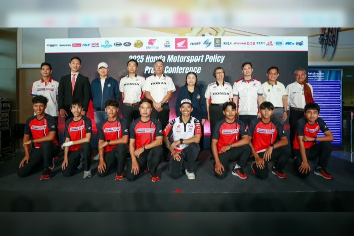 ไทยฮอนด้า ประกาศแผนงานมอเตอร์สปอร์ต 2025  “ก้อง-สมเกียรติ” ลุย MotoGP “ชิพ-นครินทร์” สู้ศึก ARRC รุ่น ASB1000   พร้อมเร่งสร้างนักแข่งเจนฯใหม่ The Next Successors ปูทางสู่ระดับโลกอย่างต่อเนื่อง