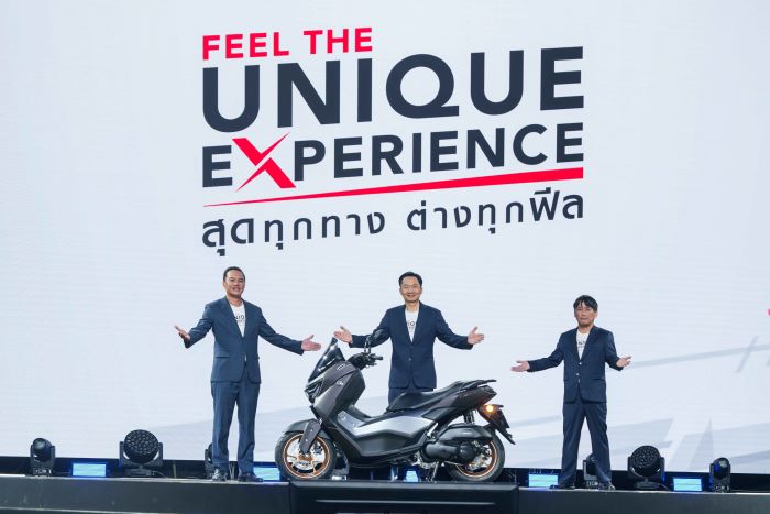 “ไทยยามาฮ่ามอเตอร์” รุกหนักตลาดรถจักรยานยนต์ปี 2568 เปิดแคมเปญ “FEEL THE UNIQUE EXPERIENCE…สุดทุกทางต่างทุกฟีล” เปิดตัว ALL NEW YAMAHA NMAX TECH MAX และ ALL NEW YAMAHA NMAX ผนึกกำลังพันธมิตรสร้างความแข็งแกร่งให้กับแบรนด์ ชิงส่วนแบ่งการตลาด 14.5%