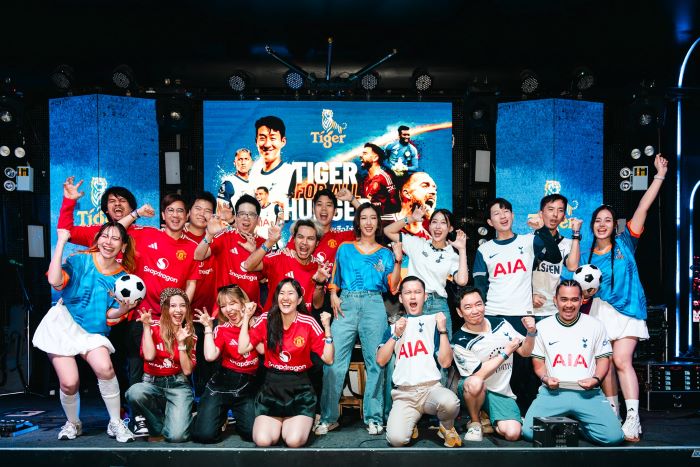 Tiger® รวมพลคอมมูนิตี้แฟนบอลระเบิดความมันส์ในศึกพรีเมียร์ลีก “สเปอร์ส – แมนยูฯ”  ย้ำบทบาทผู้สนับสนุนหลักของสองทีมฟุตบอลระดับโลก