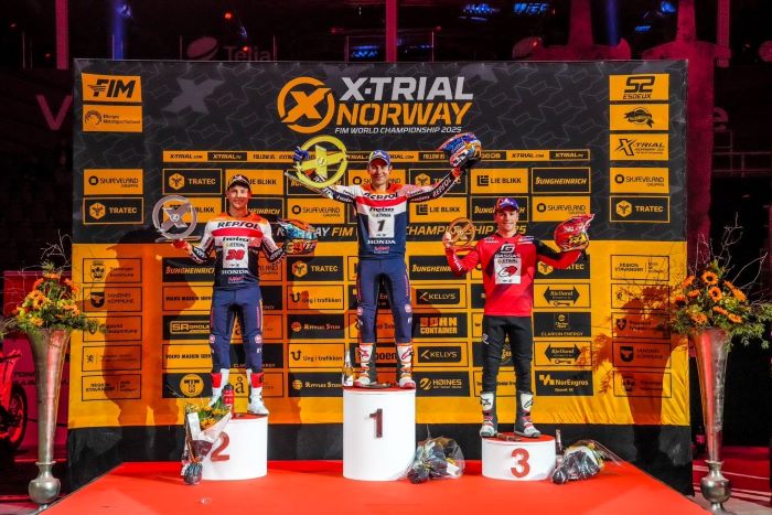 Repsol Honda HRC เหมาคว้าแชมป์ & รองแชมป์ X-Trial 2025 สนามที่ 5 ที่นอร์เวย์