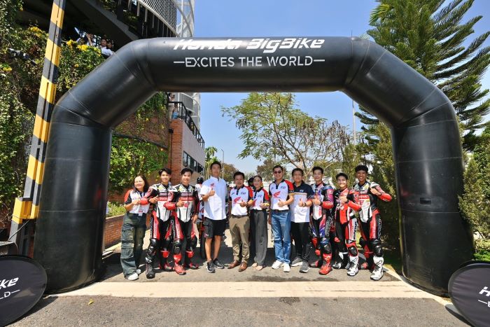 สมาชิกฮอนด้าบิ๊กไบค์ กว่า 200 คัน ร่วมคาราวาน “Honda BigBike Road Trip to ThaiGP 2025” ร่วมประวัติศาสตร์ “Race to The One เชียร์ไทยให้เป็นหนึ่ง” ที่สนามช้างฯ จ.บุรีรัมย์