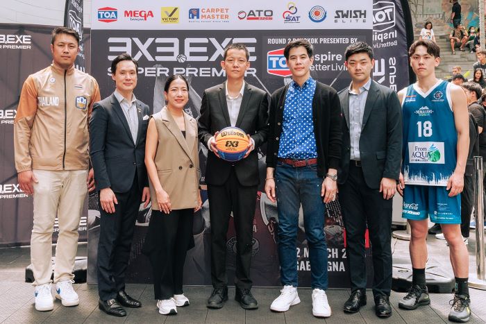ภาครัฐและภาคเอกชนร่วมเปิดการแข่งขันบาสเกตบอลสามคนรายการใหญ่ระดับโลก 3x3.EXE Super Premier Round.2 Bangkok Presented by TOA