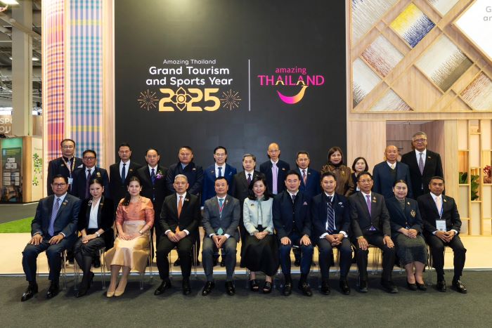 ททท. ยกทัพผู้ประกอบการไทย 160 ราย ร่วมงาน ITB Berlin 2025 รุกตลาดนักท่องเที่ยวคุณภาพ ดันเป้าตลาดนักท่องเที่ยวระยะไกลสู่ 8.7 แสนล้านบาท ในปี Amazing Thailand Grand Tourism and Sports Year 2025