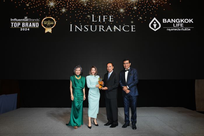 กรุงเทพประกันชีวิตคว้ารางวัล Top Influential Brand Award จากเวที 2024 Asia CEO Summit & Award Ceremony