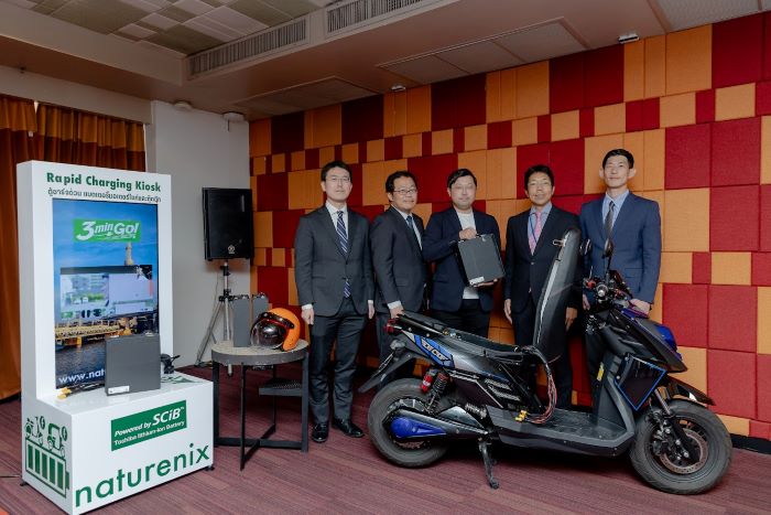 แบตเตอรี่ SCiB™ ของโตชิบา: นวัตกรรมยกระดับความปลอดภัยและความน่าเชื่อถือ สำหรับรถมอเตอร์ไซค์ไฟฟ้า ชูจุดเด่นชาร์จซ้ำได้ ลดความเสี่ยงจากไฟไหม้ ผลักดันประเทศไทยให้บรรลุเป้าหมายความเป็นกลางทางคาร์บอน