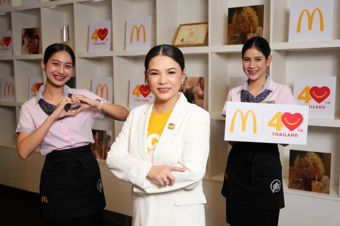 แมคโดนัลด์ ประเทศไทย ฉลองครบรอบ 40 ปี โชว์รายได้สุดปัง 7.9 พันล้านบาท เร่งเปิดเกมรุกเต็มสูบ มั่นใจปี 68 เติบโตต่อเนื่อง  จัดใหญ่! แคมเปญ “40th Fanniversary” อัดแน่นแคมเปญเซอร์ไพร์สขอบคุณลูกค้าตลอดปี
