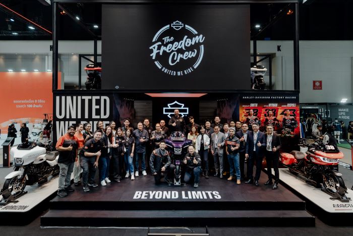 Harley-Davidson® ปลุกจิตวิญญาณแห่งการขับขี่ ภายใต้นิยาม  ‘OUR ROAD. OUR RULES. LET’S RIDE.’  ณ งานบางกอก อินเตอร์เนชั่นแนล มอเตอร์โชว์ ครั้งที่ 46