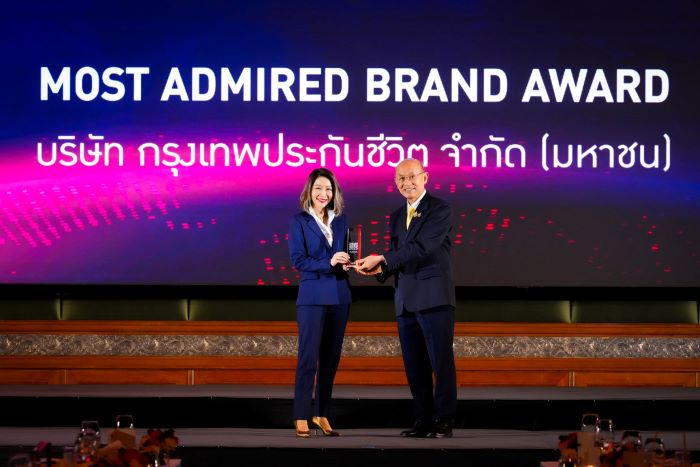 กรุงเทพประกันชีวิต คว้ารางวัล “สุดยอดแบรนด์ที่ครองใจผู้บริโภค” เป็นปีที่ 2  จากเวที Thailand Top Company Awards 2025