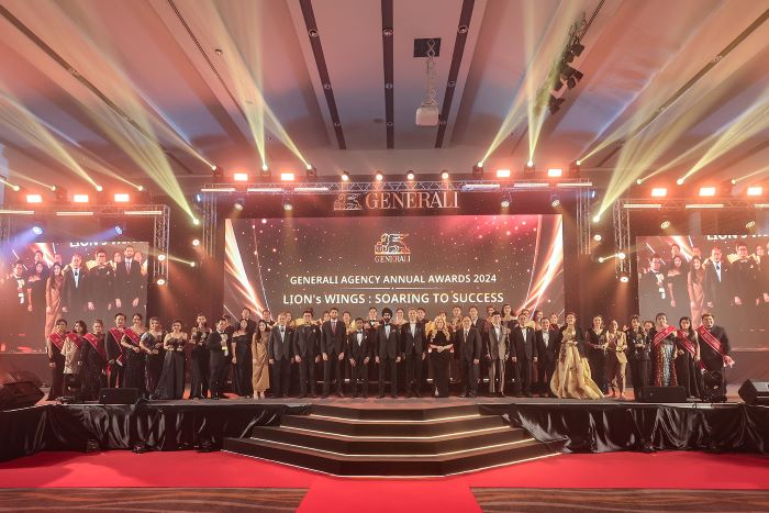 เจนเนอราลี่ ไทยแลนด์ จัดงาน Agency Annual Awards 2024  เชิดชูสุดยอดตัวแทนแห่งปี ทะยานสู่ความสำเร็จไร้ขีดจำกัด