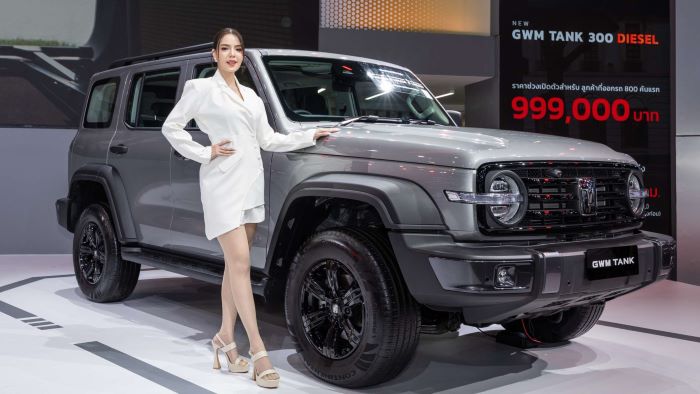 แรงเกินต้าน! NEW GWM TANK 300 DIESEL ยอดจองทะลุเป้ากว่า 800 คันในเพียง 5 วัน  พร้อมเอาใจแฟน ๆ ขยายระยะเวลาของราคาแนะนำจนจบงานมอเตอร์โชว์ฯ นี้เท่านั้น!