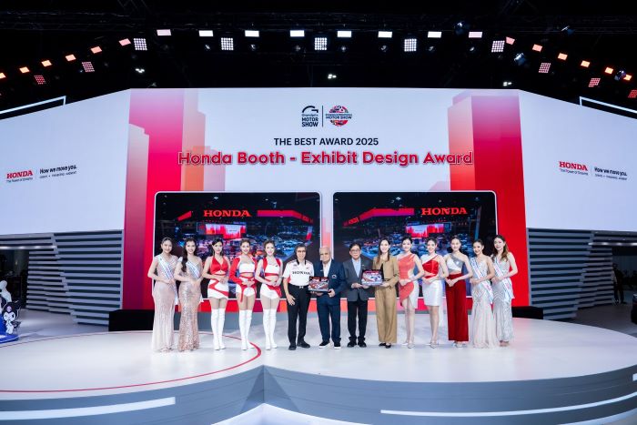 ฮอนด้า คว้า 2 รางวัล THE BEST AWARD ในงานมอเตอร์โชว์ 2025  ตอกย้ำความแข็งแกร่งของแบรนด์ที่นำเสนอผลิตภัณฑ์หลากหลาย  ตอบโจทย์ไลฟ์สไตล์ของลูกค้าอย่างครอบคลุม