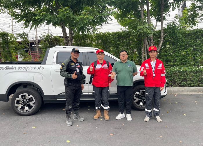 GEELY RIDDARA สนับสนุนสมาคมตอบโต้ภัยพิบัติ ประเทศไทย (D.R.A.T) ร่วมภารกิจช่วยเหลือผู้ประสบภัยในประเทศไทย