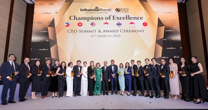 นิโอ ทาร์เก็ต และอินฟลูเอ็นเชี่ยลแบรนด์ สิงค์โปร์ จัดงานมอบรางวัลสุดยอดแบรนด์ปี 2024  พร้อมพาแบรนด์ชั้นนำ และซีอีโอ บินลัดฟ้า  ร่วมงาน 2024 Asia CEO Summit  Award Ceremony ณ ประเทศสิงค์โปร์