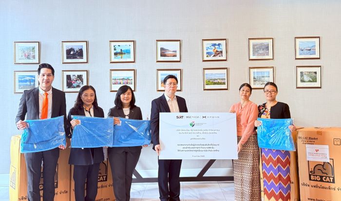 MGC-ASIA ร่วมกับ ซิกท์ รถเช่า ประเทศไทย, เอ็กซ์เผิง ประเทศไทย และ มูลนิธิธรรมชวนวิริยะ มอบสิ่งของบรรเทาทุกข์ แก่ผู้ประสบภัยแผ่นดินไหวที่เมียนมาร์