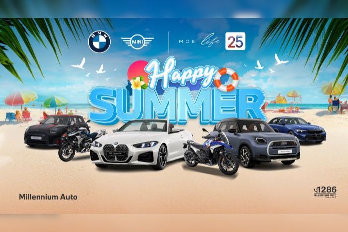 มิลเลนเนียม ออโต้ กรุ๊ป จัดแคมเปญคลายร้อน ‘Happy Summer’ จัดหนักทุกข้อเสนอ ฟรีดาวน์ ดอกเบี้ย 0% พร้อมสิทธิพิเศษจากรถเช่า SIXT และ MOBILIFE